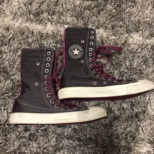 Leather Converse